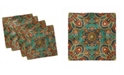 Ambesonne Mandala Set of 4 Napkins, 12" x 12"